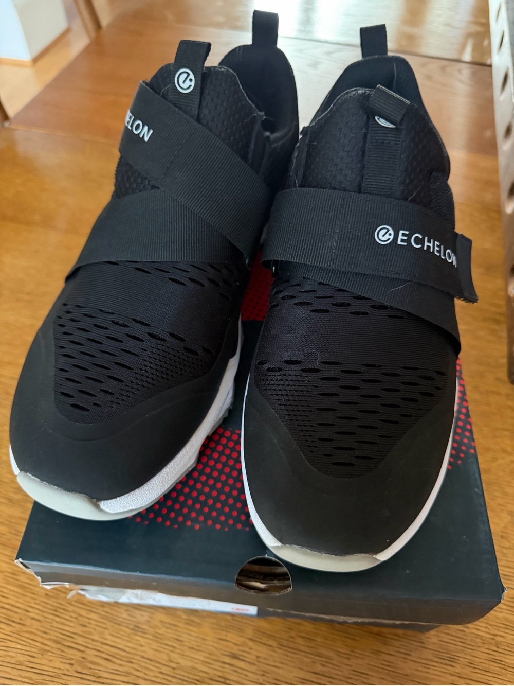 NWOT Echelon Black Slip-On Bike Cycling Shoe